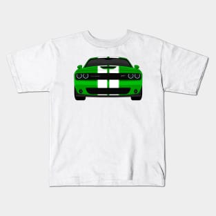 CHALLENGER GREEN Kids T-Shirt